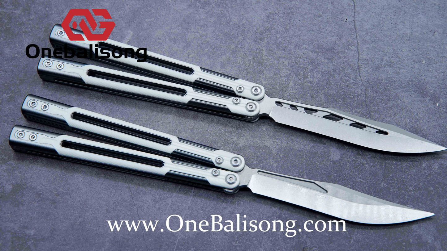 APOCALYPSE TIANQI Cygnus Clone v3.5 Blue screw 7075 Aluminum alloy handle bushing stainless steel blade