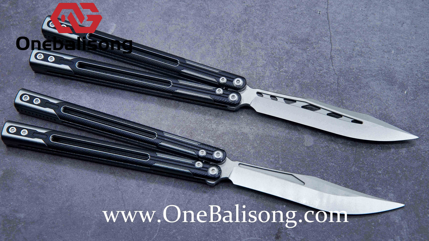 APOCALYPSE TIANQI Cygnus Clone v3.5 Blue screw 7075 Aluminum alloy handle bushing stainless steel blade