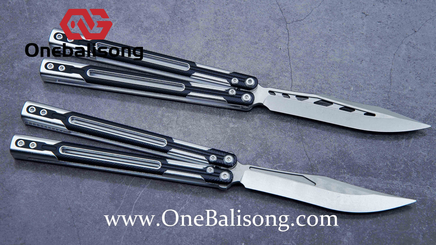APOCALYPSE TIANQI Cygnus Clone v3.5 Blue screw 7075 Aluminum alloy handle bushing stainless steel blade
