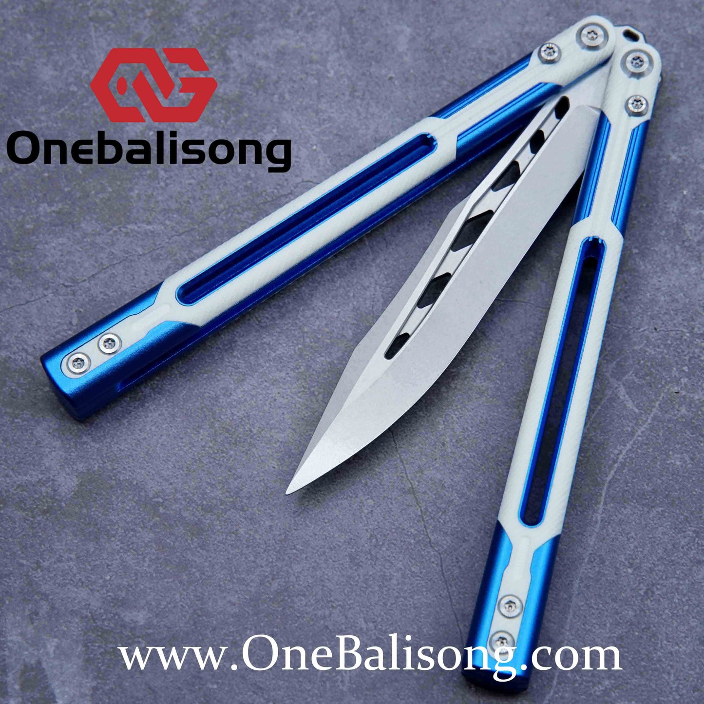APOCALYPSE TIANQI Cygnus Clone v3.5 Blue screw 7075 Aluminum alloy handle bushing stainless steel blade