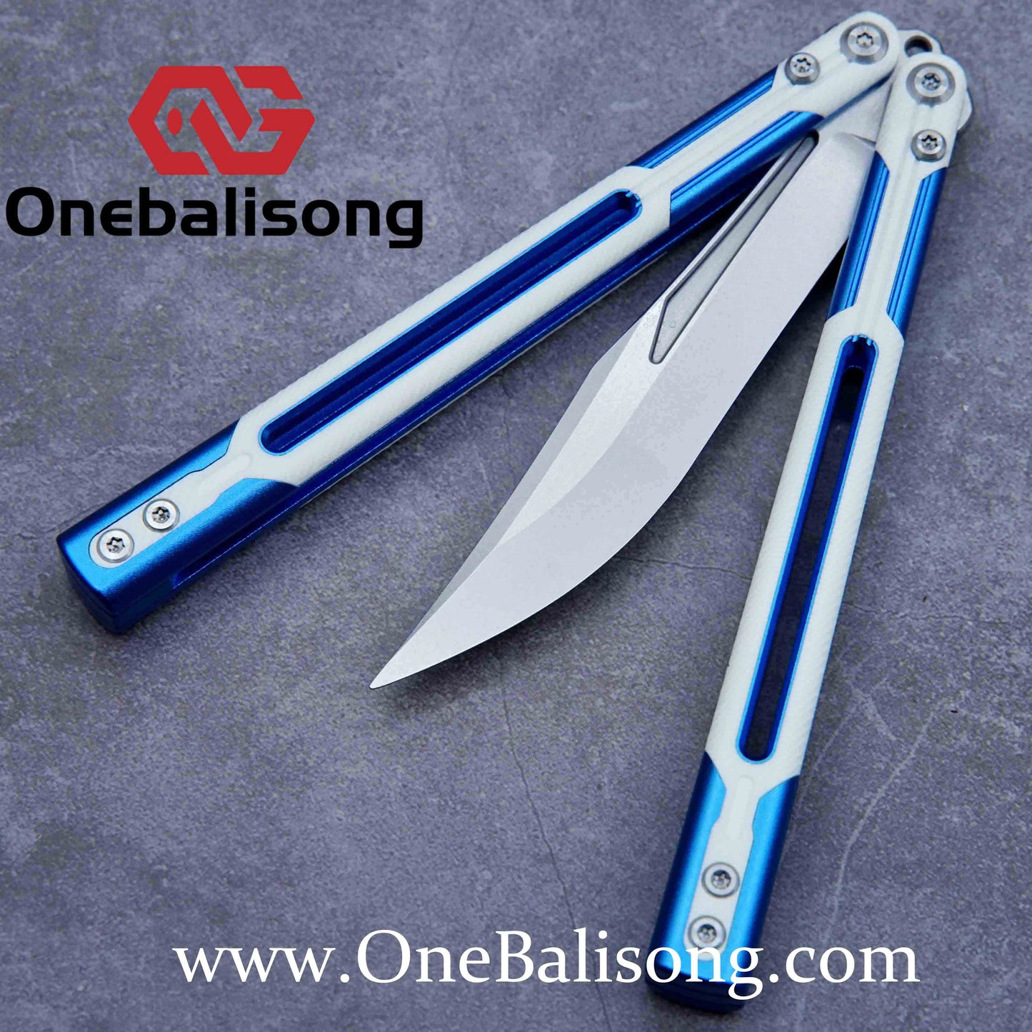 APOCALYPSE TIANQI Cygnus Clone v3.5 Blue screw 7075 Aluminum alloy handle bushing stainless steel blade