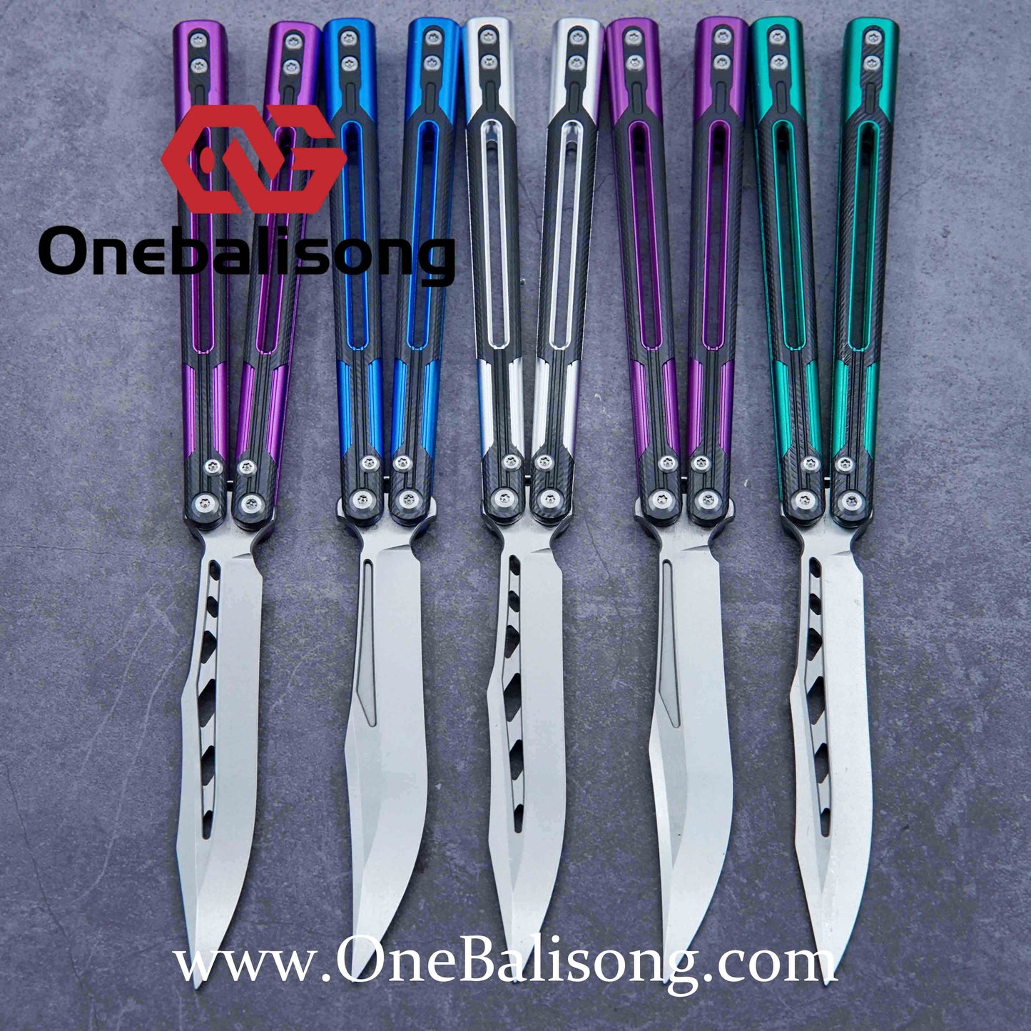 APOCALYPSE TIANQI Cygnus Clone v3.5 Blue screw 7075 Aluminum alloy handle bushing stainless steel blade