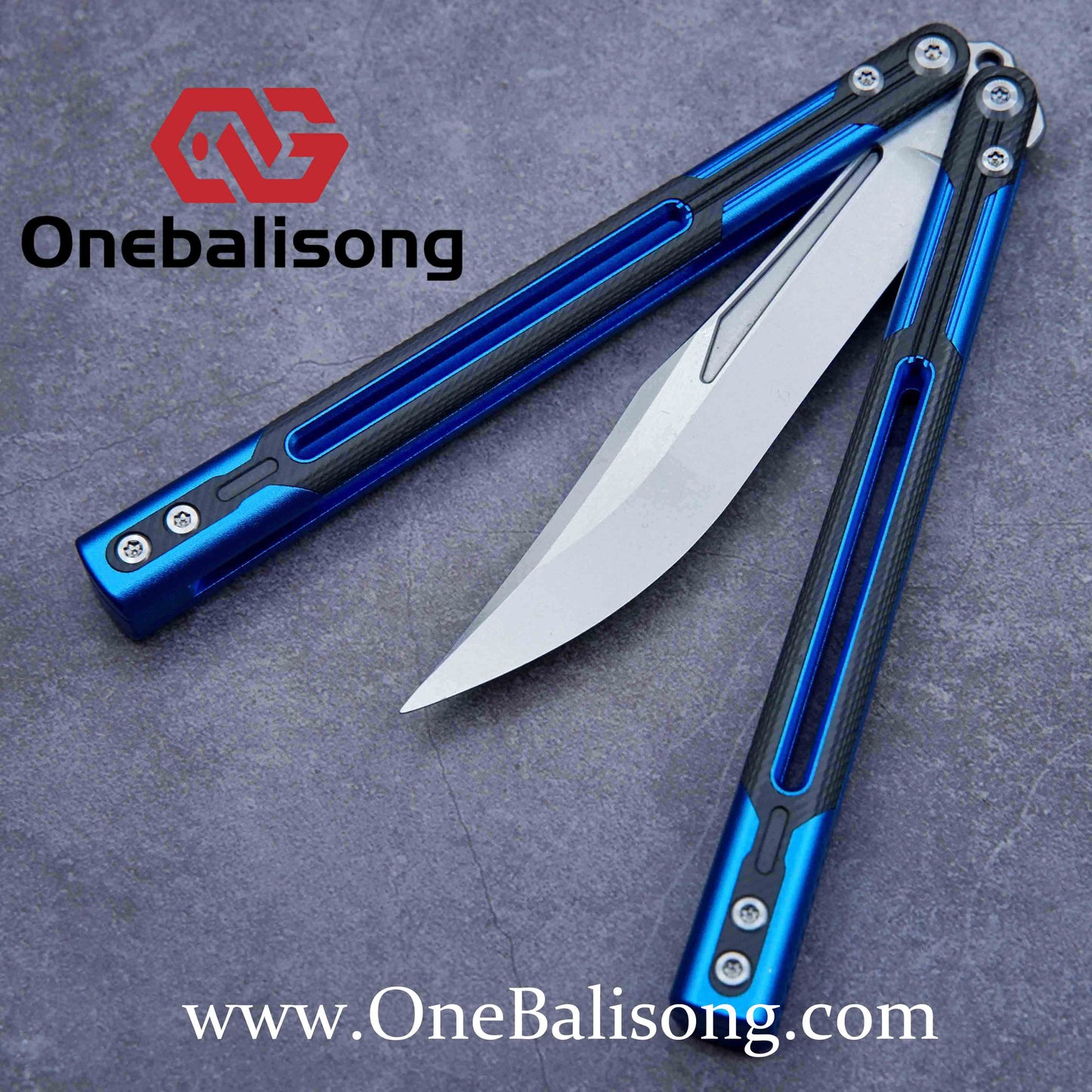 APOCALYPSE TIANQI Cygnus Clone v3.5 Blue screw 7075 Aluminum alloy handle bushing stainless steel blade