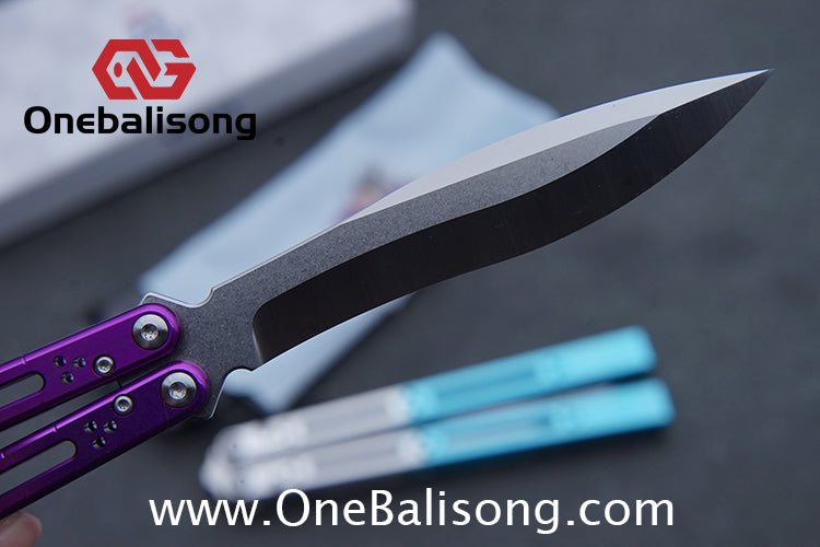 TITUS Bas Balisong Clone 7075 Aluminum Alloy Handle VG10 Stainless Steel Bushing