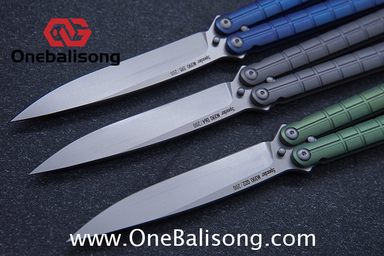 Vantac Titanium Handle M390 Blade Balisong