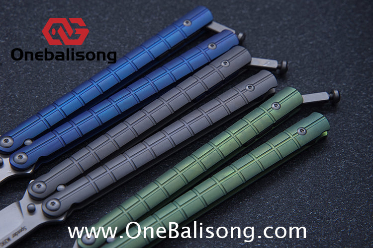 Vantac Titanium Handle M390 Blade Balisong
