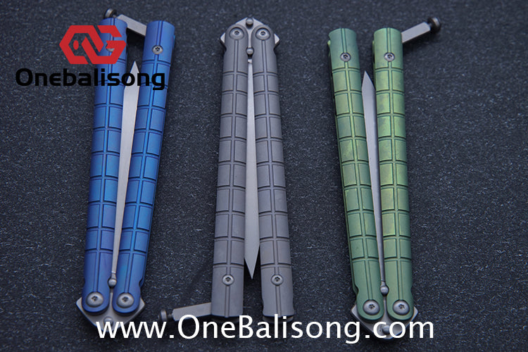 Vantac Titanium Handle M390 Blade Balisong