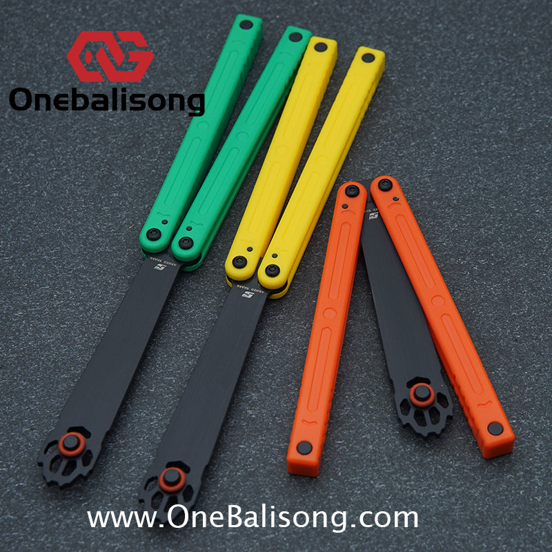 ARMED SHARK Fox Squid Balisong Plastic Training Outdoor Safe EDC
