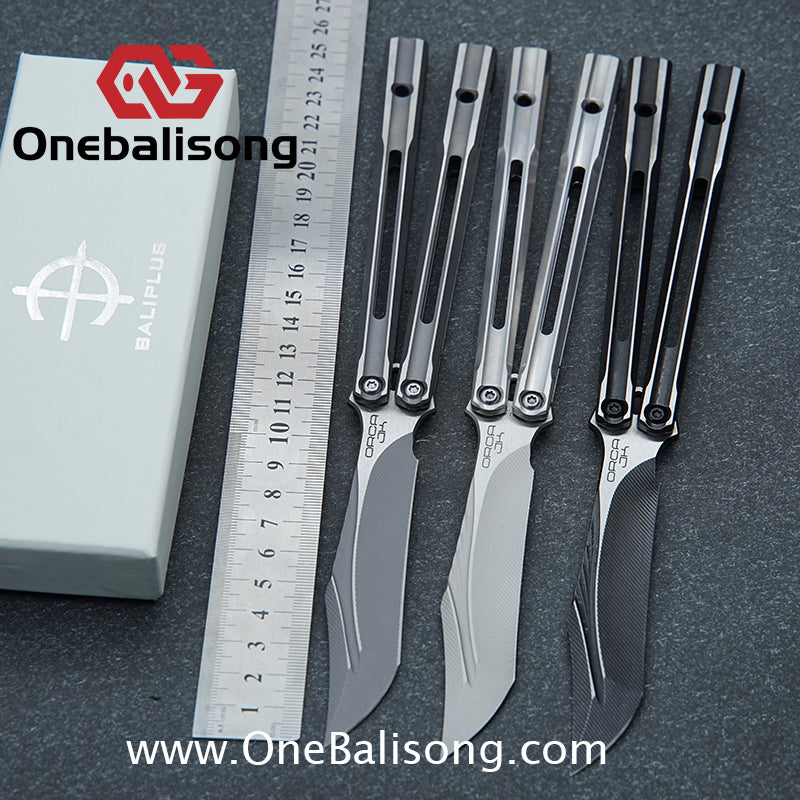 Baliplus Orca V1.5 Clone Flying Butterfly Clone Titanium Alloy Handle Stainless Steel Blade