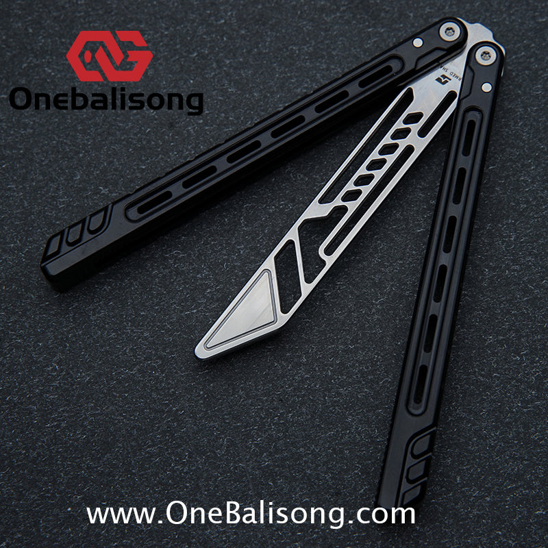 Armed Shark Athena Balisong 7075 Aluminum Alloy Handle 5Cr15 Stainless Steel Trainer Blade