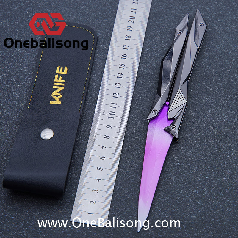 Fearless Contract Singularity Butterfly Knife Game Related Toys Metal Material Balisong