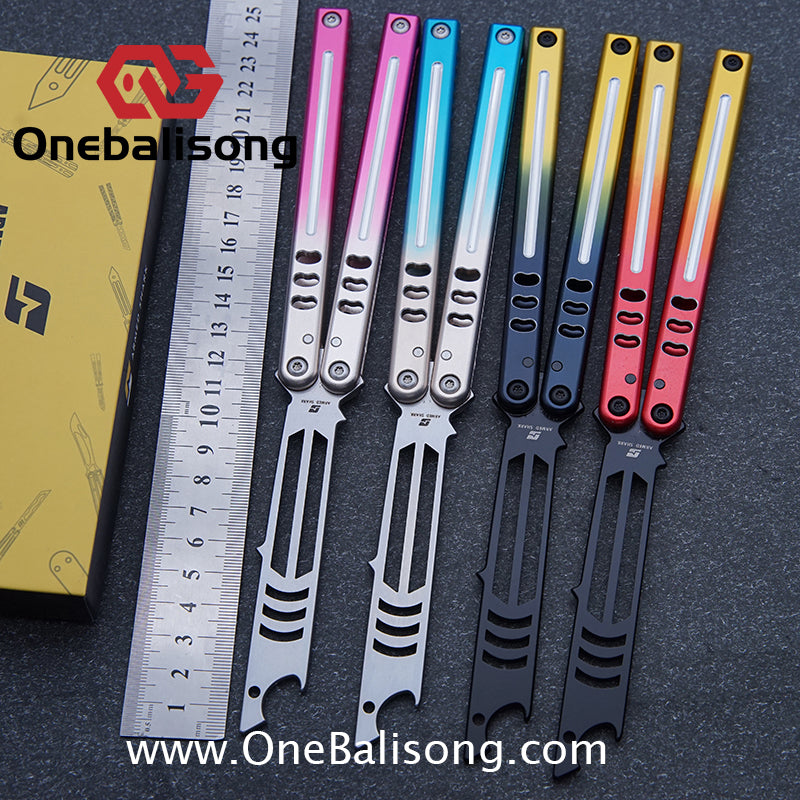 ARMED SHARK V5 Mako Clone Aluminum alloy handle stainless steel Trainer blade One-piece structure Bushing