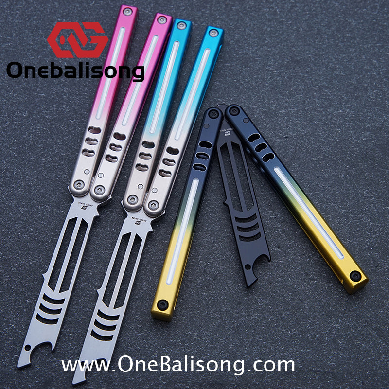 ARMED SHARK V5 Mako Clone Aluminum alloy handle stainless steel Trainer blade One-piece structure Bushing