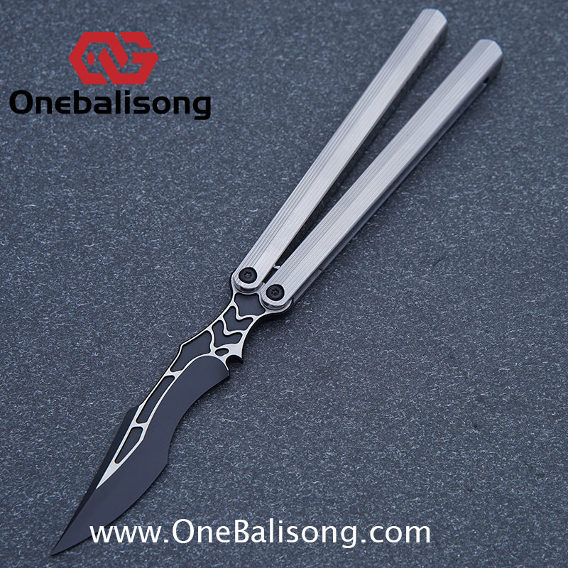 Armed Shark CK Balisong TC4 titanium 440C stainless steel Clone
