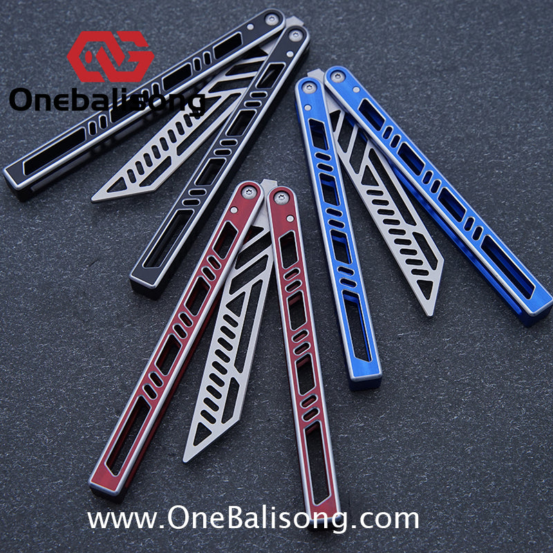 Sui Feng Squid Megalodon Balisong 7075 Aluminum Alloy Handle 440C Stainless Steel Blade Bushings