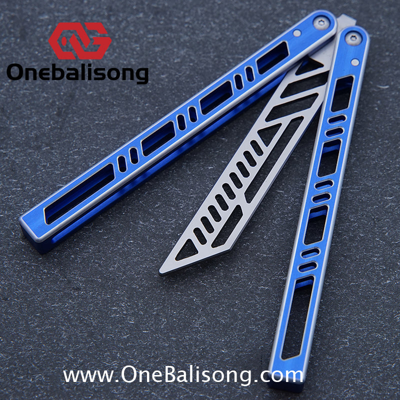 Sui Feng Squid Megalodon Balisong 7075 Aluminum Alloy Handle 440C Stainless Steel Blade Bushings