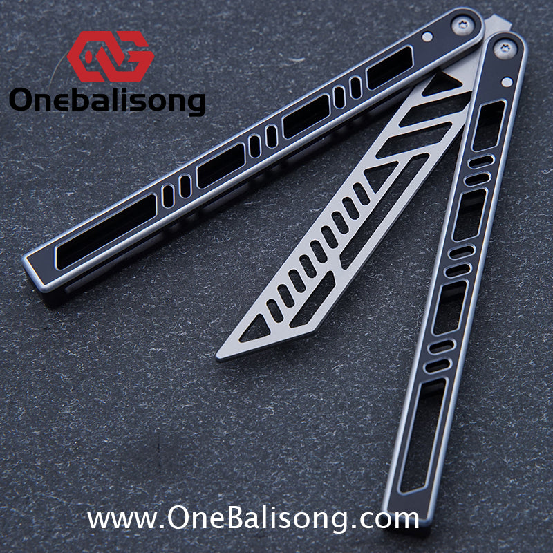 Sui Feng Squid Megalodon Balisong 7075 Aluminum Alloy Handle 440C Stainless Steel Blade Bushings