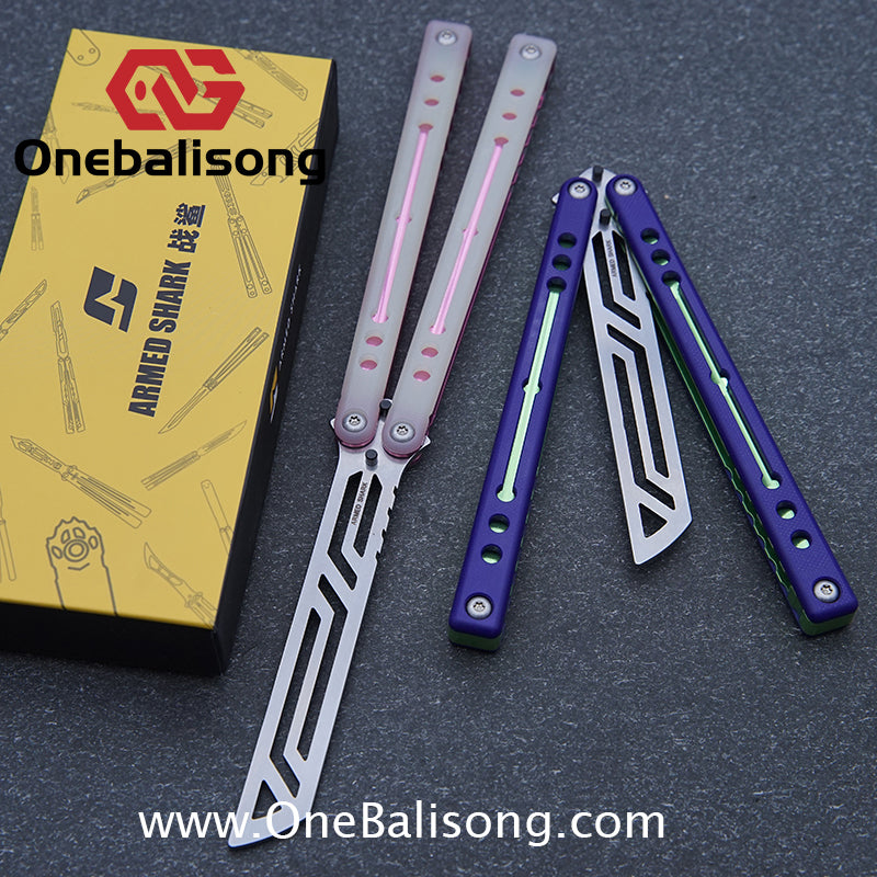 ARMED SHARK Nautilus V2 Clone Aluminum alloy handle stainless steel blade Bushing