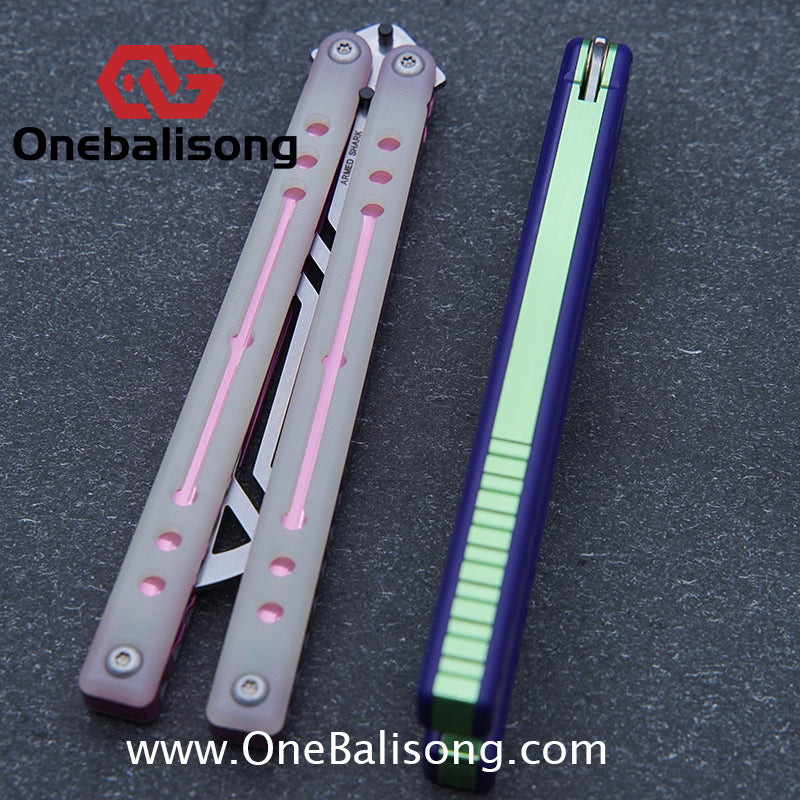ARMED SHARK Nautilus V2 Clone Aluminum alloy handle stainless steel blade Bushing