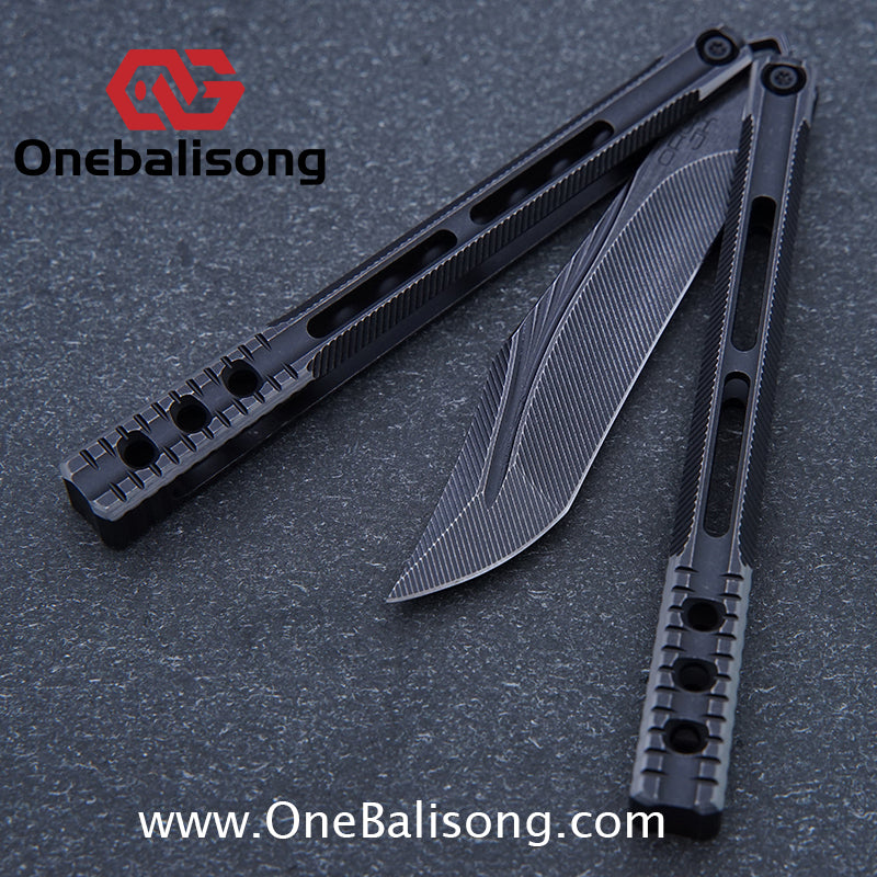 Baliplus Orca V1.5 Clone Flying Butterfly Clone Titanium Alloy Handle Stainless Steel Blade