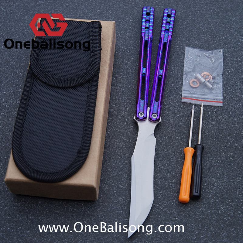 theone JK orca killer whale clone Titanium alloy-handle stainless steel blade