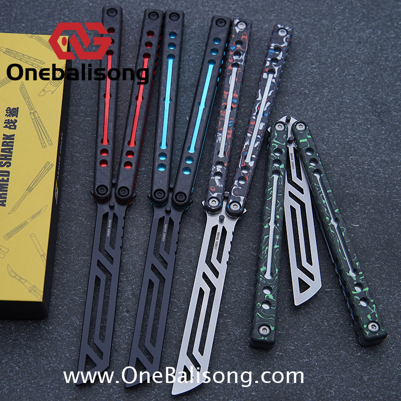 ARMED SHARK Nautilus V2 Clone Aluminum alloy handle stainless steel blade Bushing