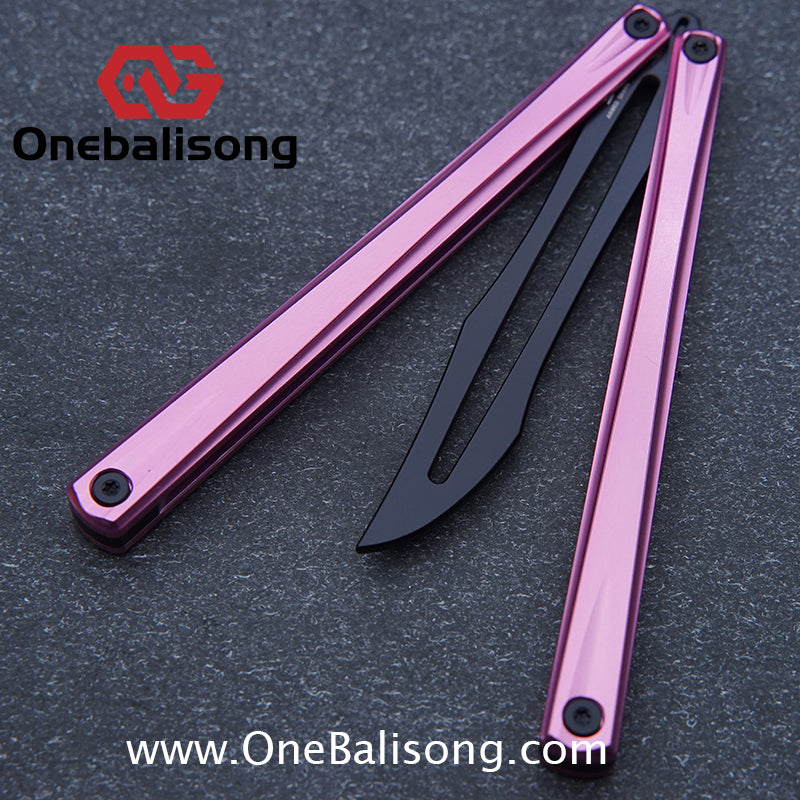 Armed Shark Striker Eureka Balisong 7075 Aluminum Alloy G10 Handle Stainless Steel Blade Bushing