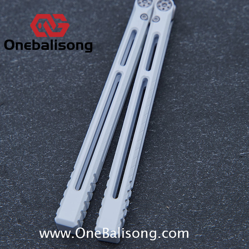 APOCALYPSE TIANQI Telesto Balisong Titanium Alloy Handle+VG10 Stainless Steel Blade Bushing