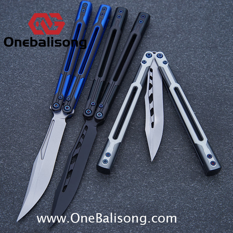 APOCALYPSE TIANQI Cygnus Clone v3.5 Blue screw 7075 Aluminum alloy handle bushing stainless steel blade