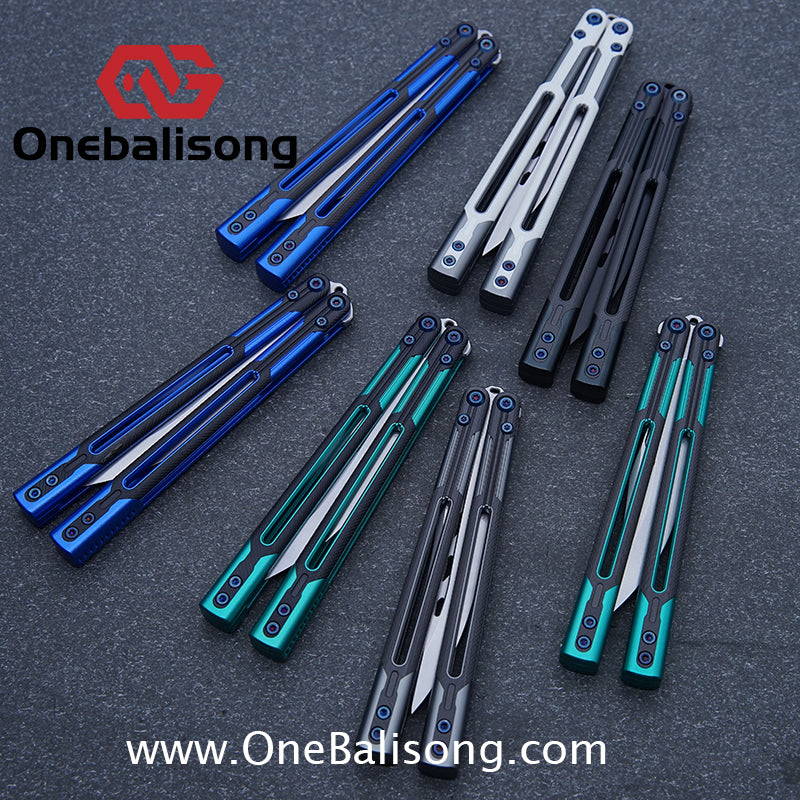 APOCALYPSE TIANQI Cygnus Clone v3.5 Blue screw 7075 Aluminum alloy handle bushing stainless steel blade