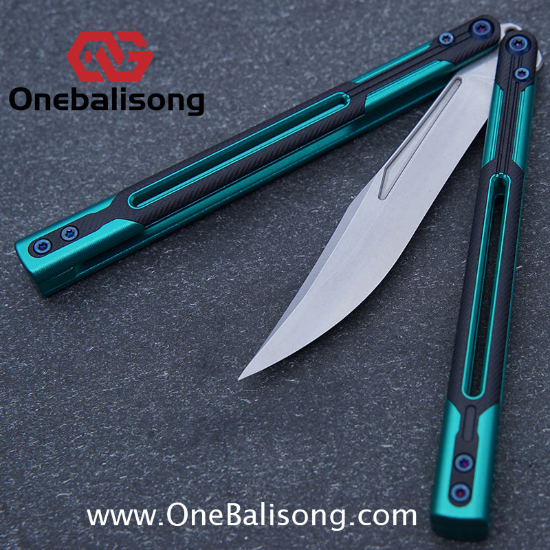 APOCALYPSE TIANQI Cygnus Clone v3.5 Blue screw 7075 Aluminum alloy handle bushing stainless steel blade