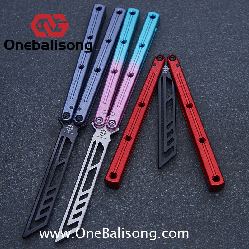 baliplus 7075 kraken trainer Side slot version v3 clone Aluminum alloy handle stainless steel blade Bushing
