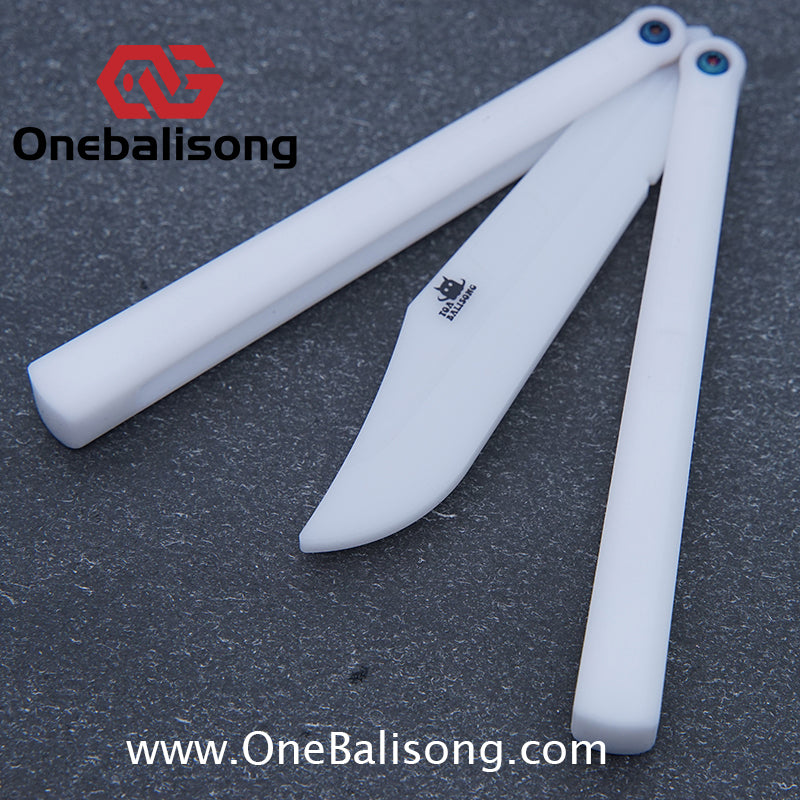 TOA Charon Balisong Plastic Trainer Outdoor Safe EDC Practice Knife Fancy Folding Knife