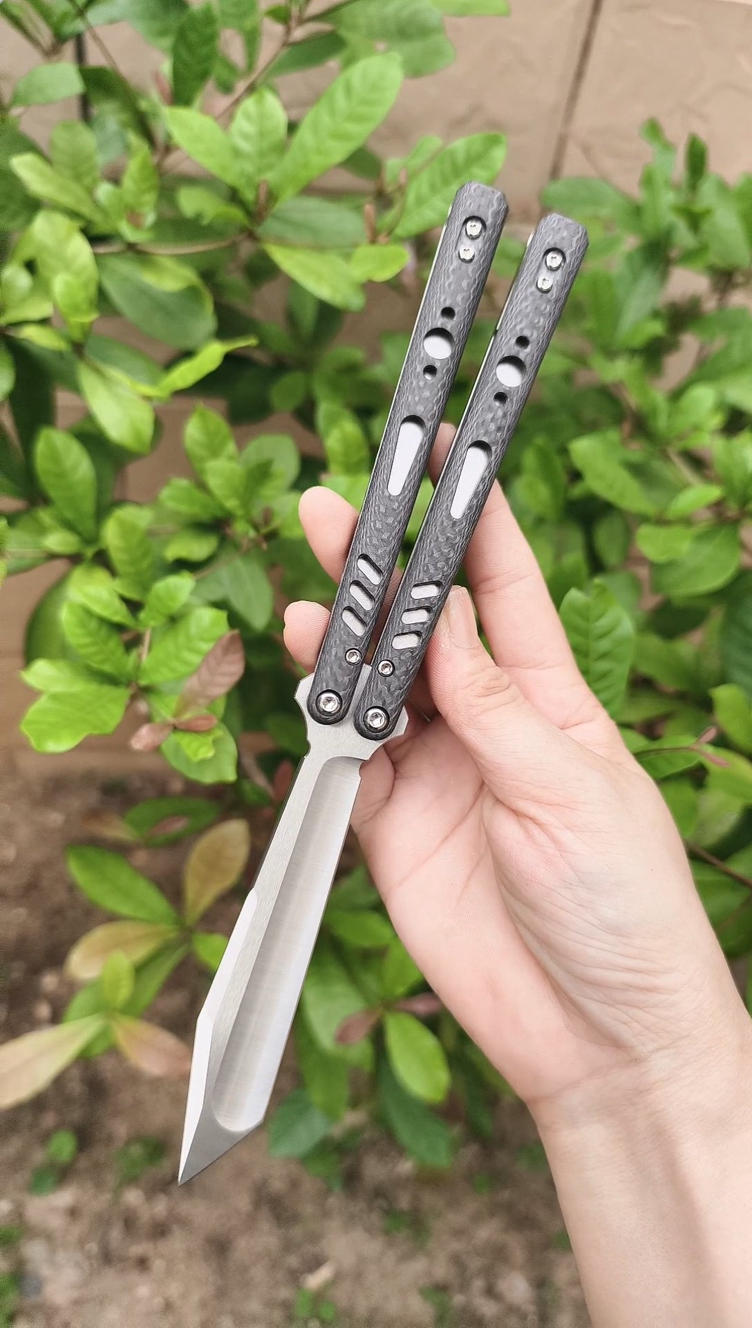 Baliplus REP Special Edition Balisong Clone G10 Patch Titanium alloy-handle stainless steel blade