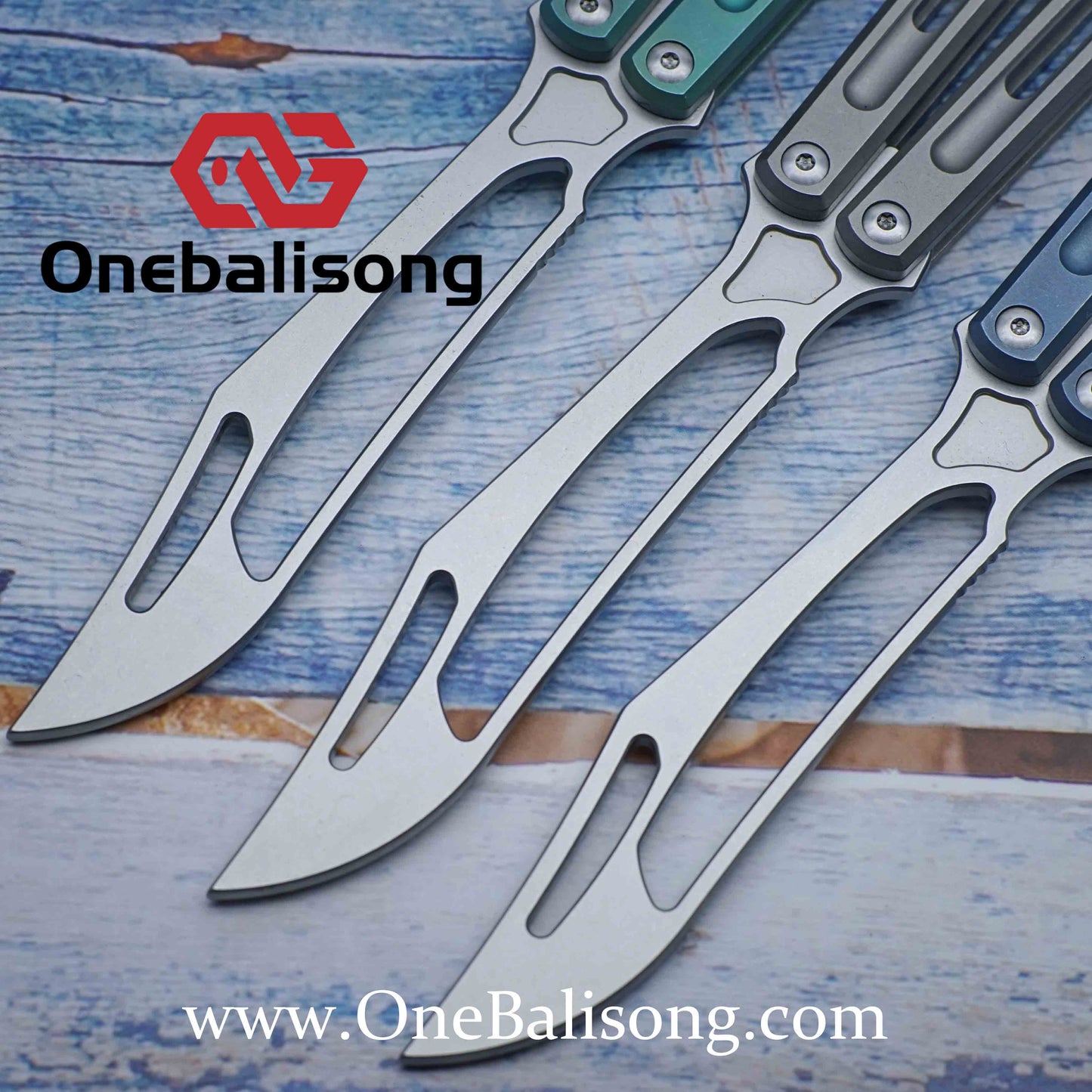 theone JK sandwich killer whale clone Titanium handle stainless steel dlade Bushing