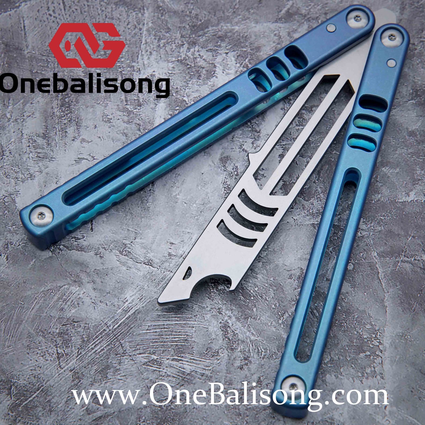 theone mako clone Titanium handle stainless steel blade Bushing