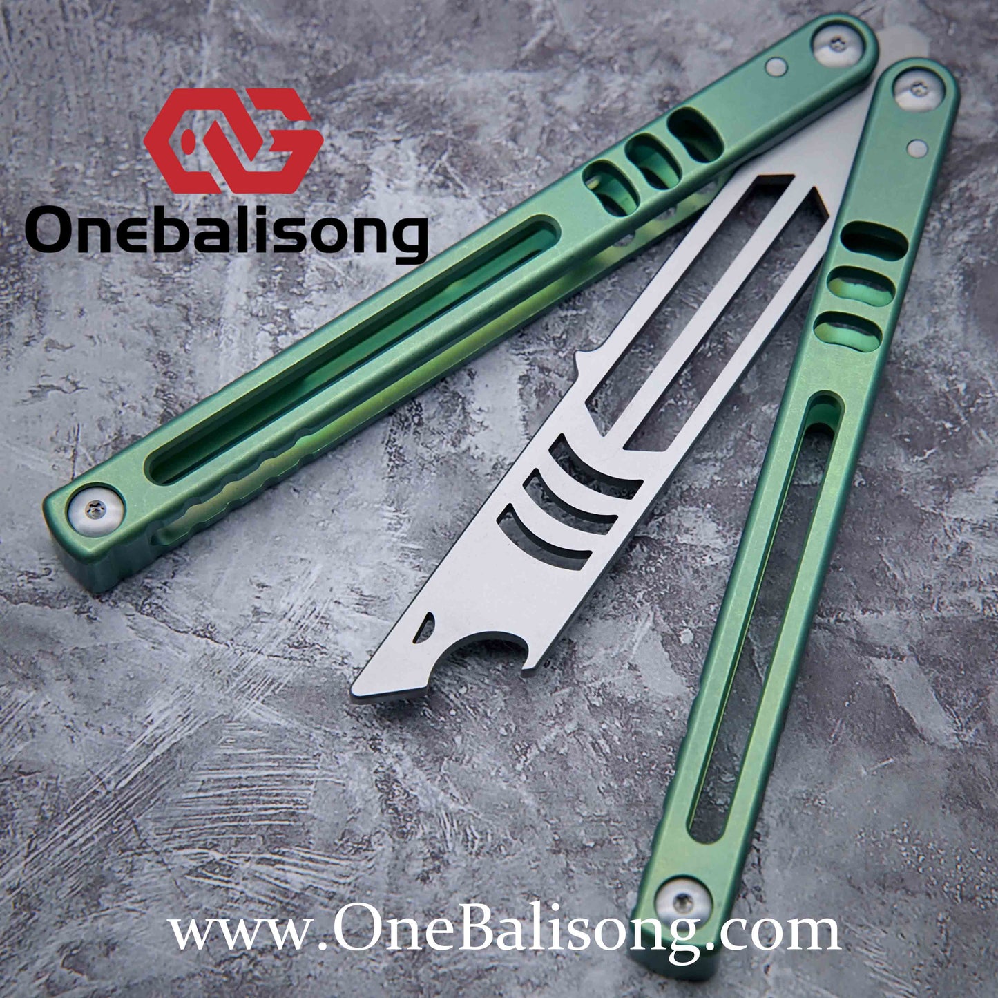 theone mako clone Titanium handle stainless steel blade Bushing