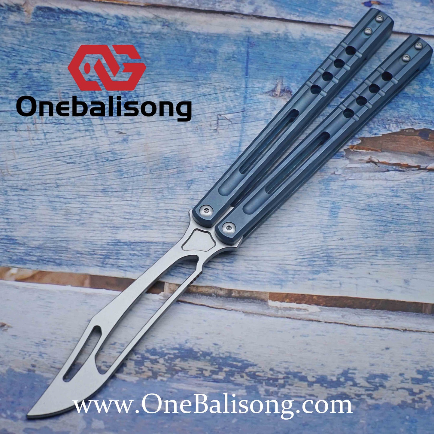 theone JK sandwich killer whale clone Titanium handle stainless steel dlade Bushing