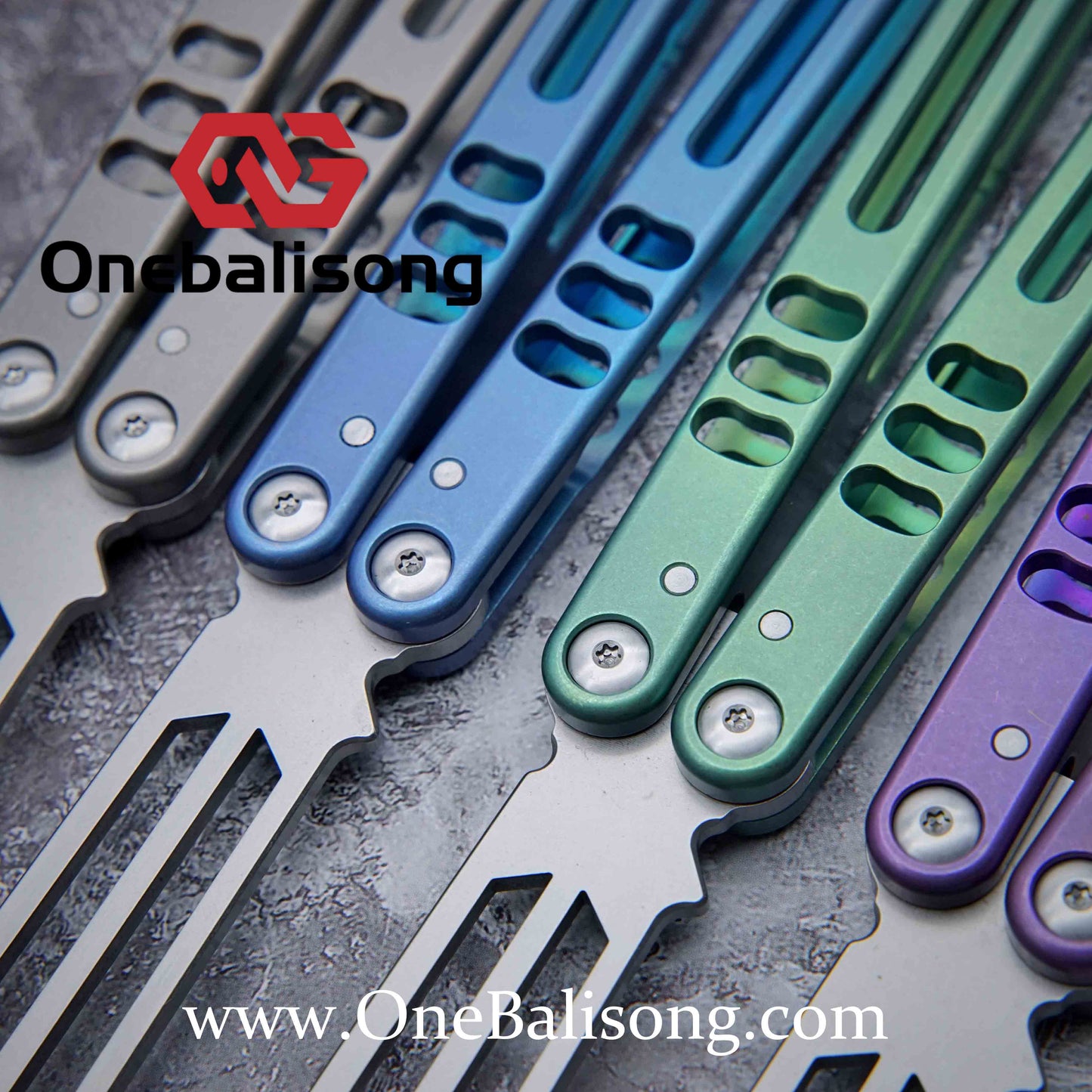 theone mako clone Titanium handle stainless steel blade Bushing