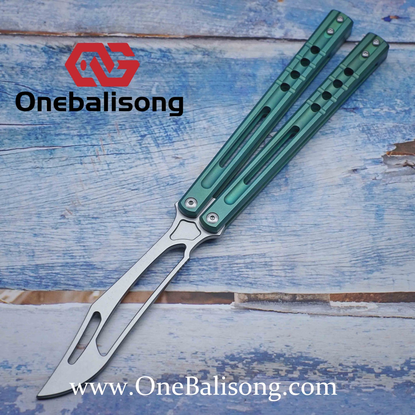 theone JK sandwich killer whale clone Titanium handle stainless steel dlade Bushing