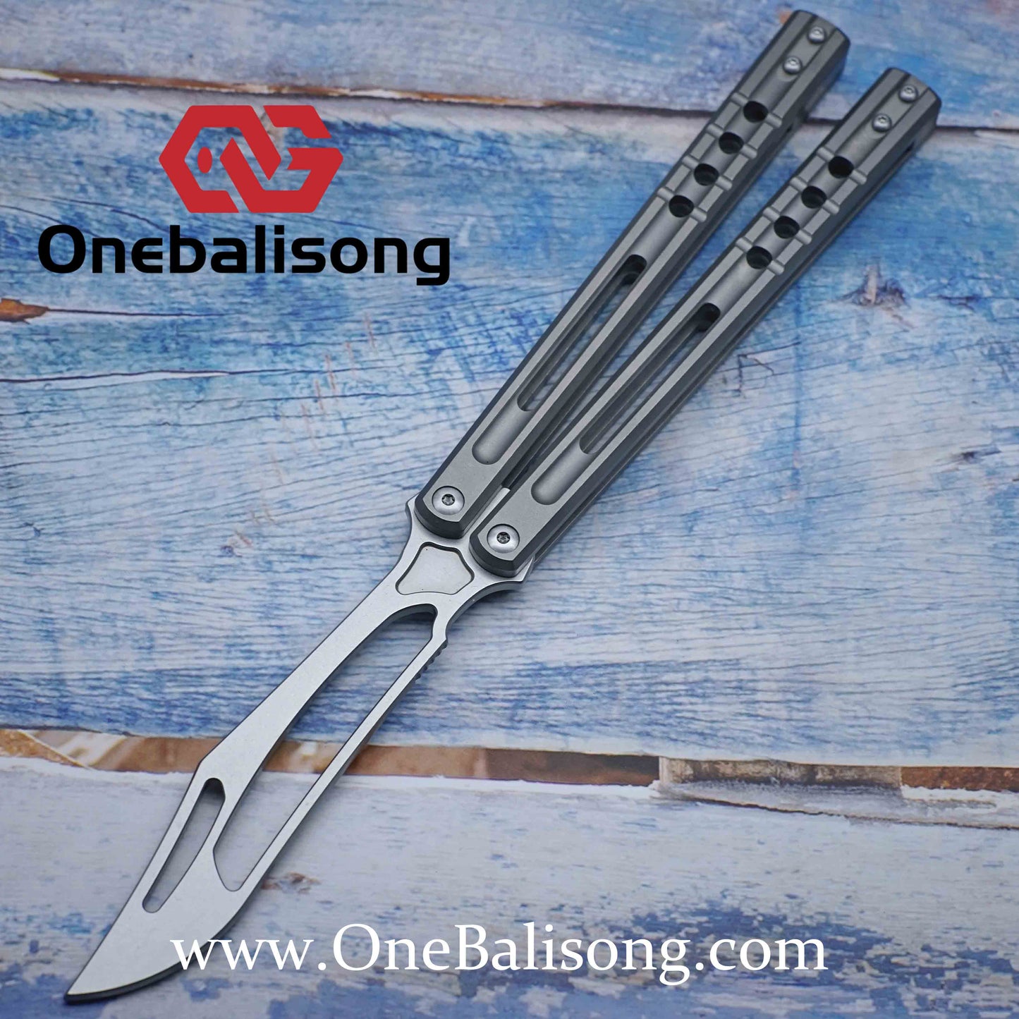 theone JK sandwich killer whale clone Titanium handle stainless steel dlade Bushing