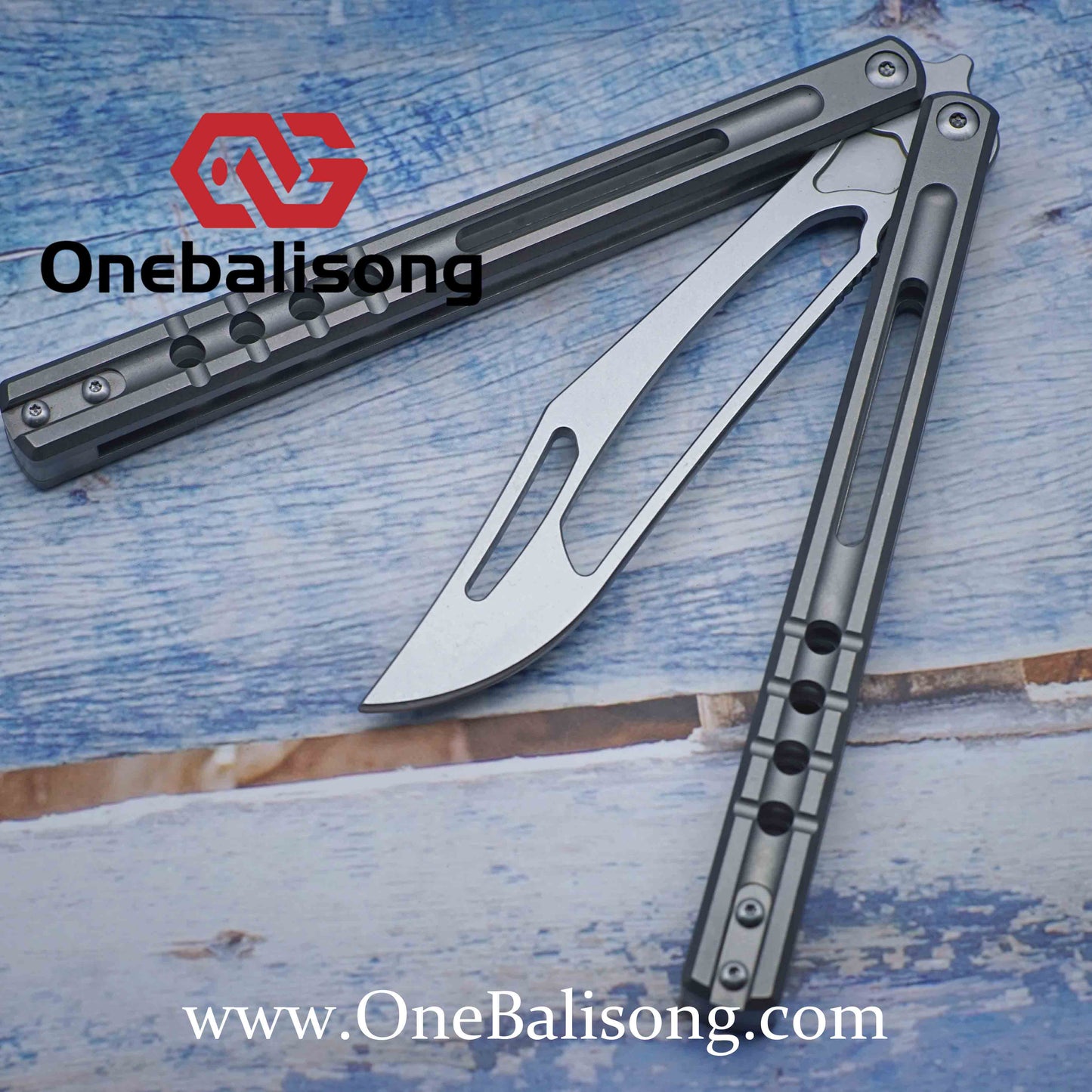 theone JK sandwich killer whale clone Titanium handle stainless steel dlade Bushing