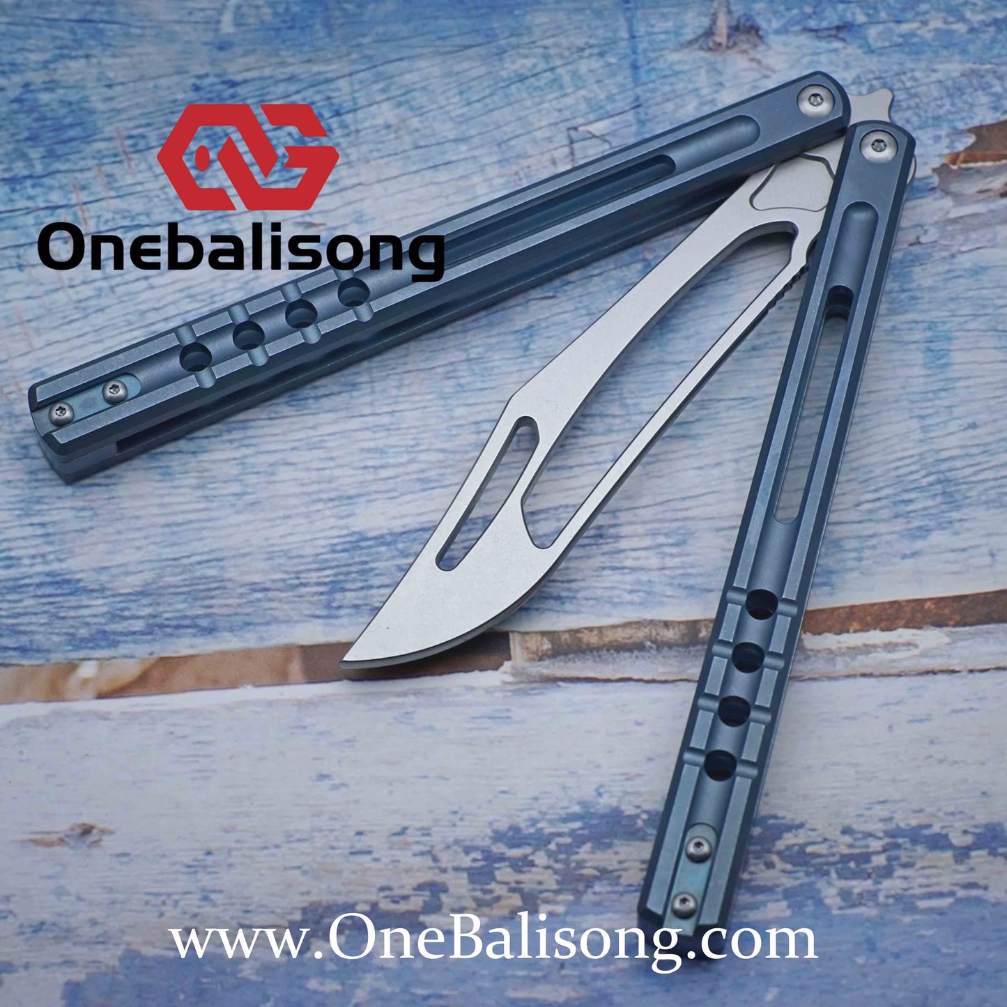 theone JK sandwich killer whale clone Titanium handle stainless steel dlade Bushing