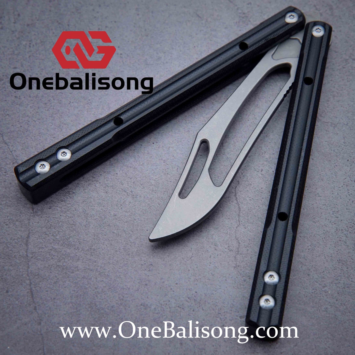 theone G10 orca clone G10 handle Titanium blade Bushing