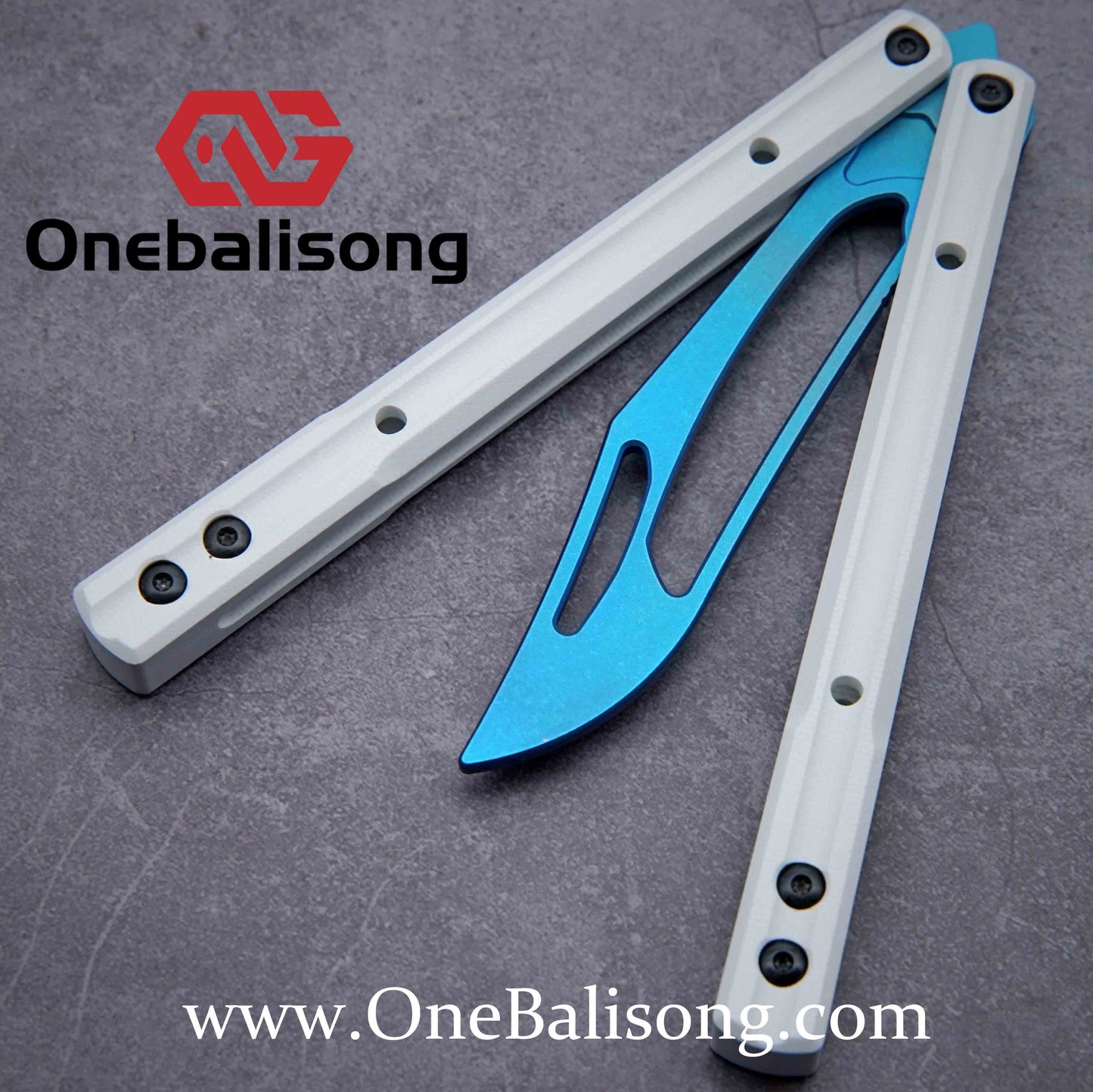 theone G10 orca clone G10 handle Titanium blade Bushing