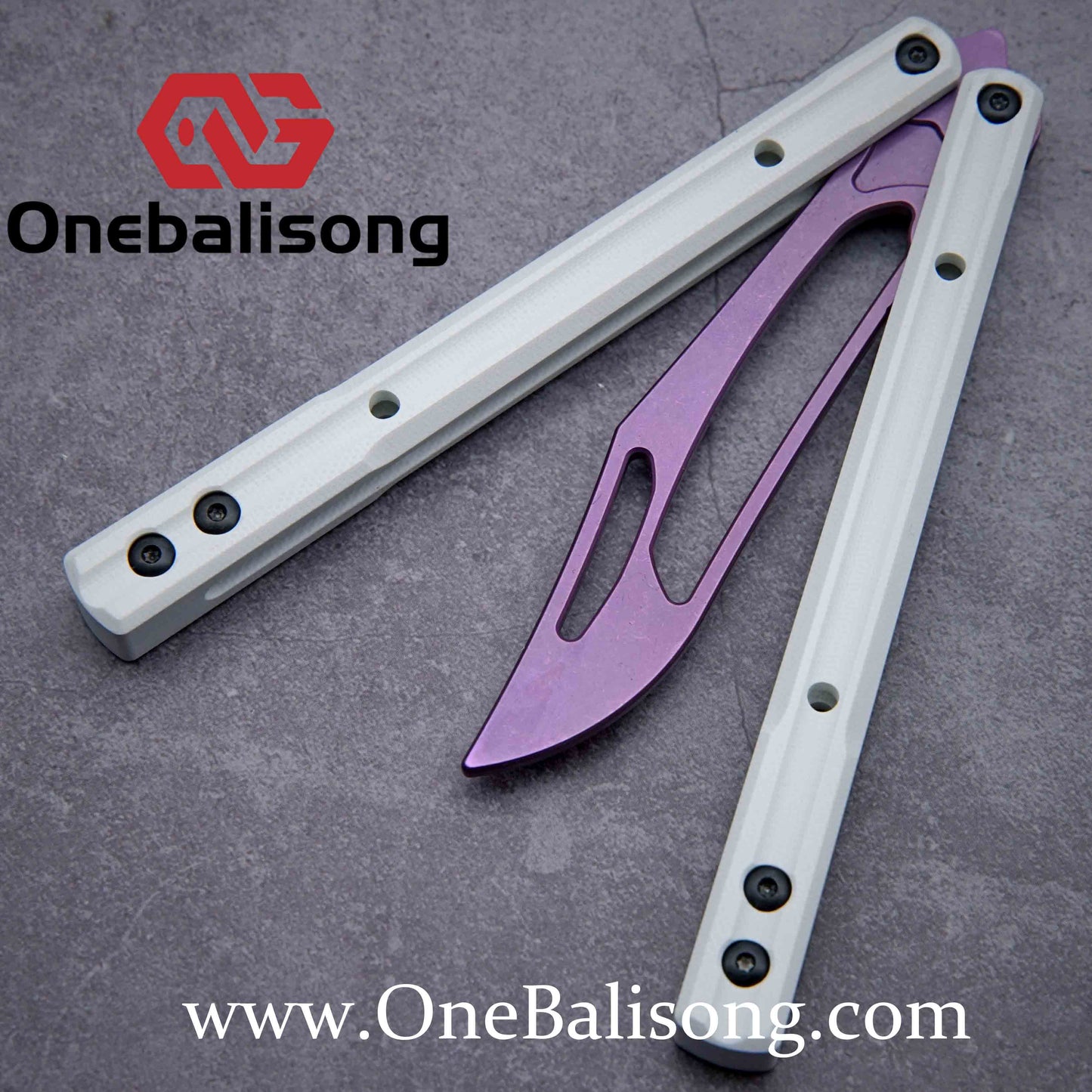 theone G10 orca clone G10 handle Titanium blade Bushing