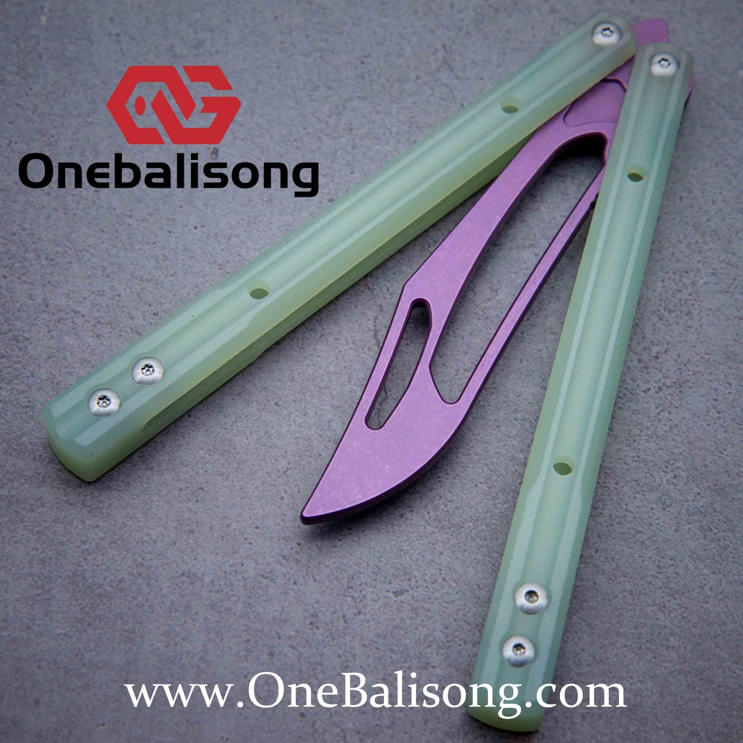 theone G10 orca clone G10 handle Titanium blade Bushing
