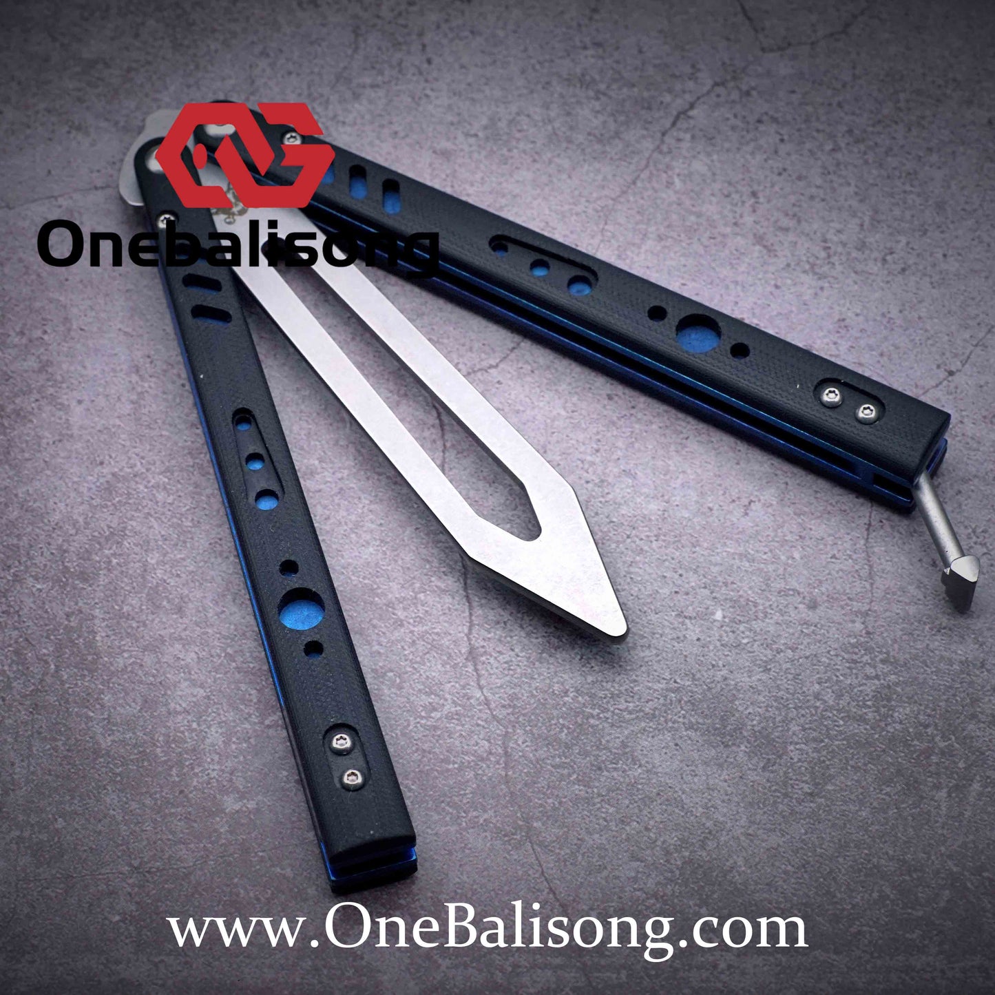 theone rep clone Titanium handle stainless steel blade Bushing