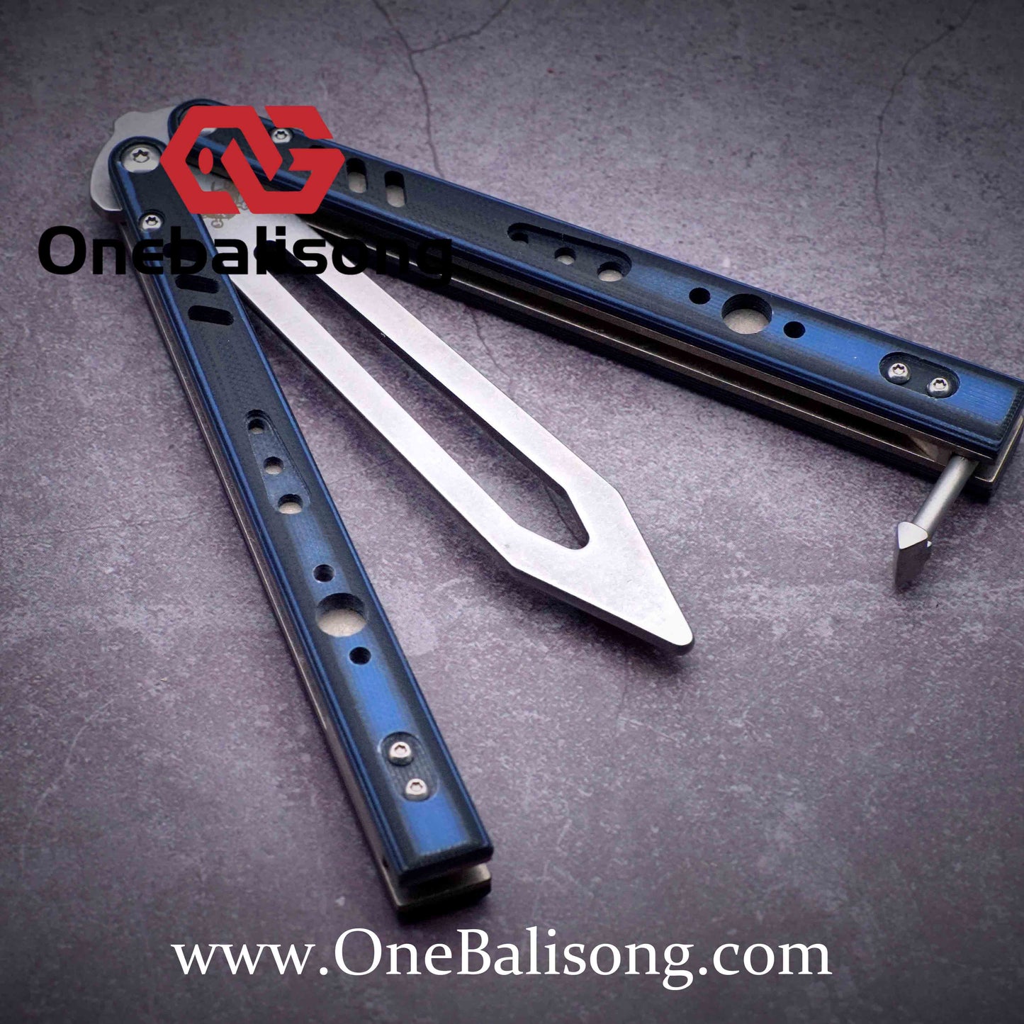 theone rep clone Titanium handle stainless steel blade Bushing
