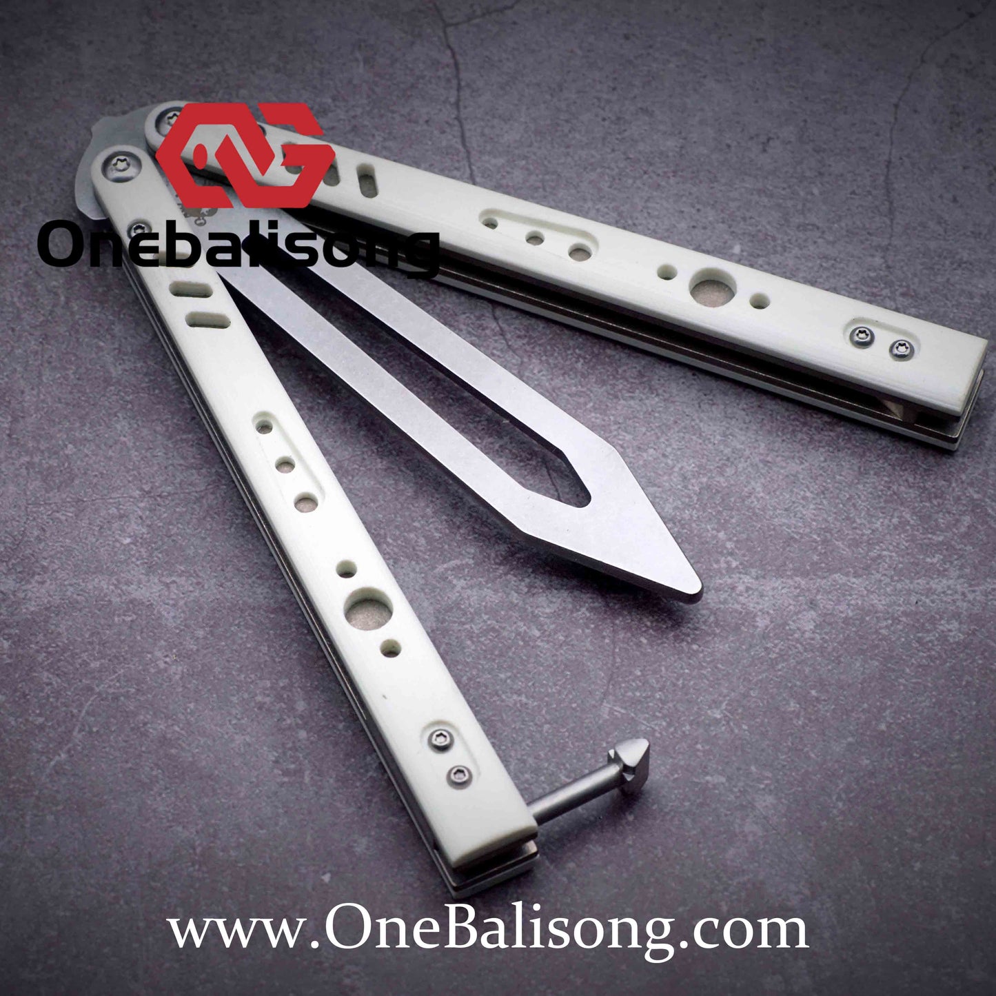 theone rep clone Titanium handle stainless steel blade Bushing
